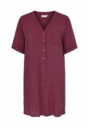 Robe chemise - bordeaux