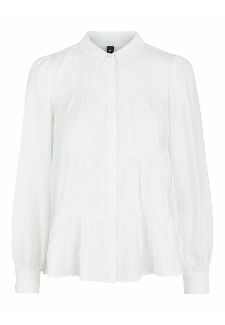 YAS YASPALA - Button-down blouse - kentucky blue/light blue