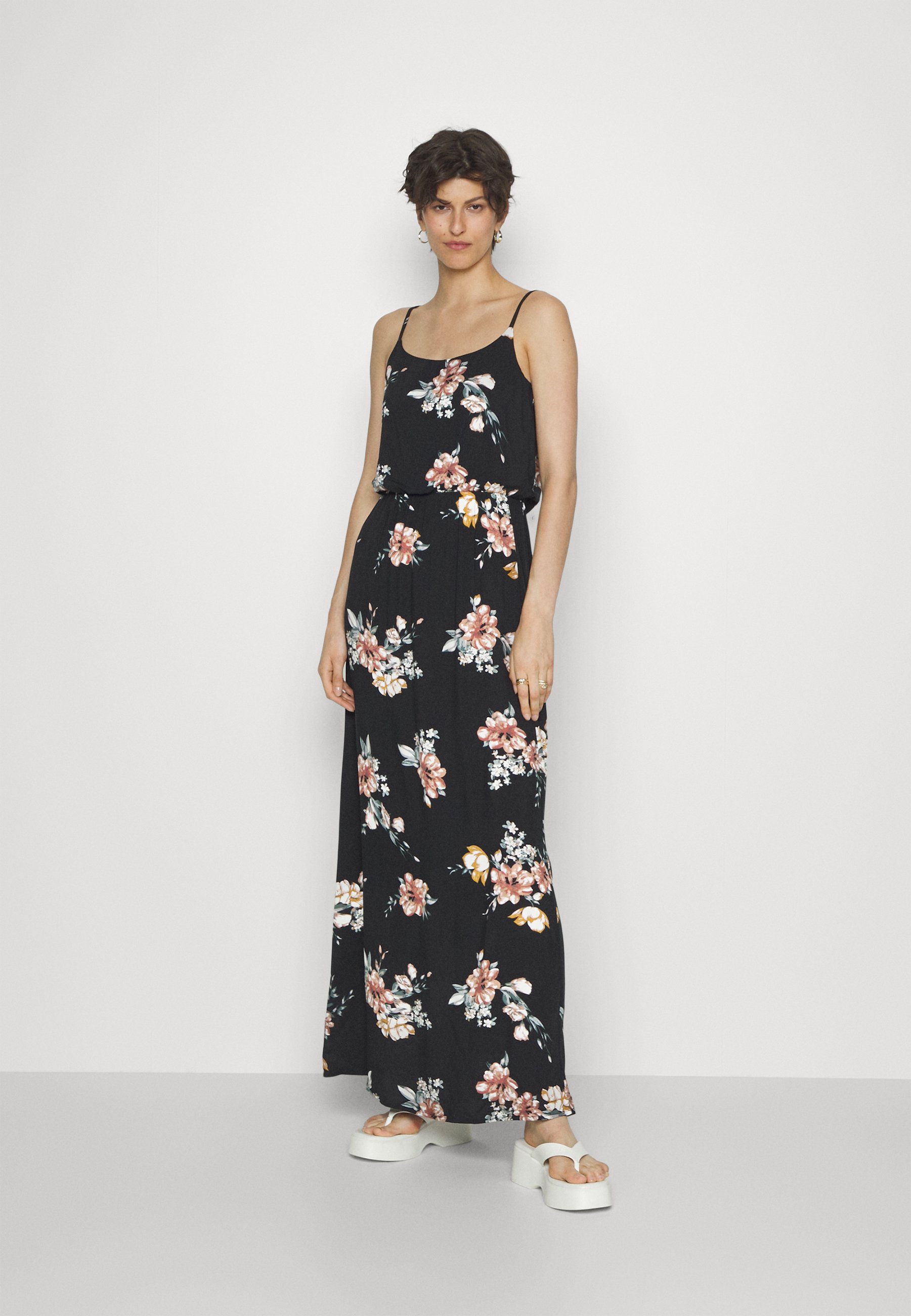 ONLY Tall ONLNOVA LIFE STRAP DRESS - Vestido largo - black/negro -  Zalando.es