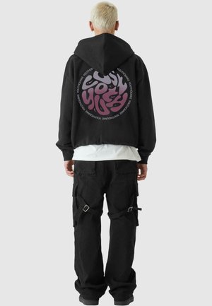 Lost Youth CIRCLE - Mikina na zip - black