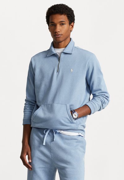 Polo Ralph Lauren LOOPBACK FLEECE QUARTER-ZIP SWEATSHIRT - Športni pulover - channel blue