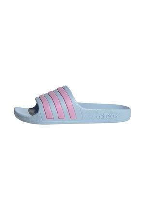 ADILETTE AQUA KIDS - Pantoffels - glow blue   bliss lilac   glow blue