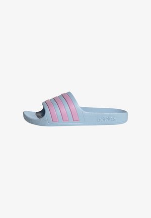 ADILETTE AQUA UNISEX - Chanclas de baño - glow blue bliss lilac glow blue