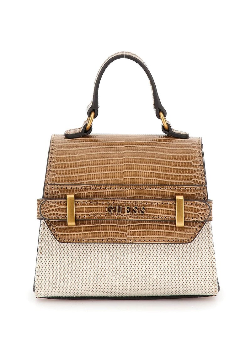 Guess MINI SESTRI EFFETTO COCCO - Rankinė - beige multi