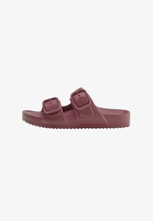 OYSHO, WITH BUCKLES - Rantasandaalit - lilac
