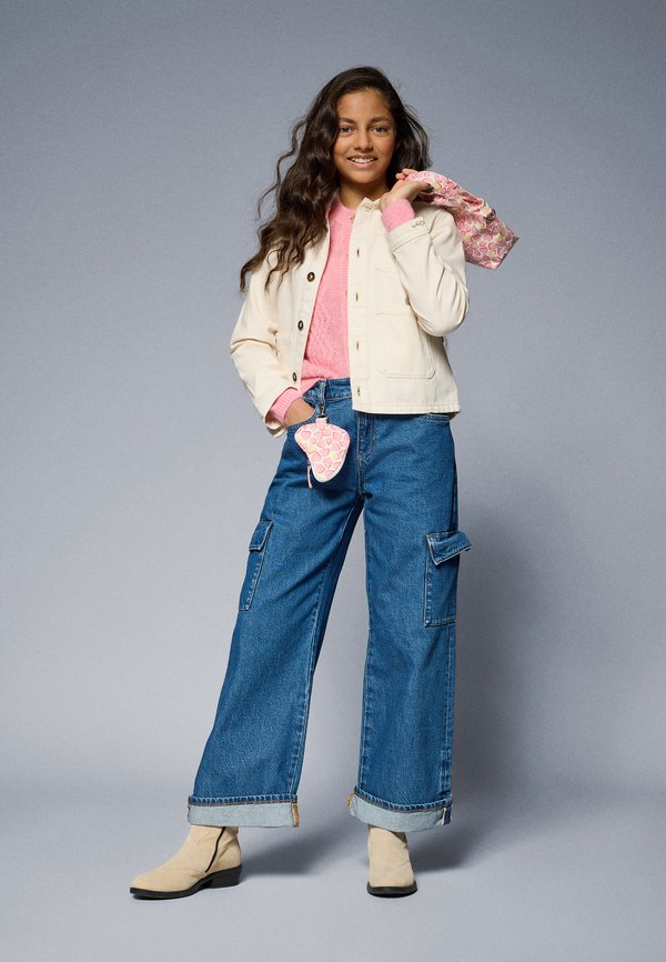 VESTE ELFE - Denim jacket - ecru bonton4