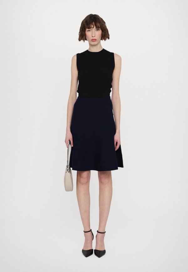 EDWIGE - A-line skirt - light ink3