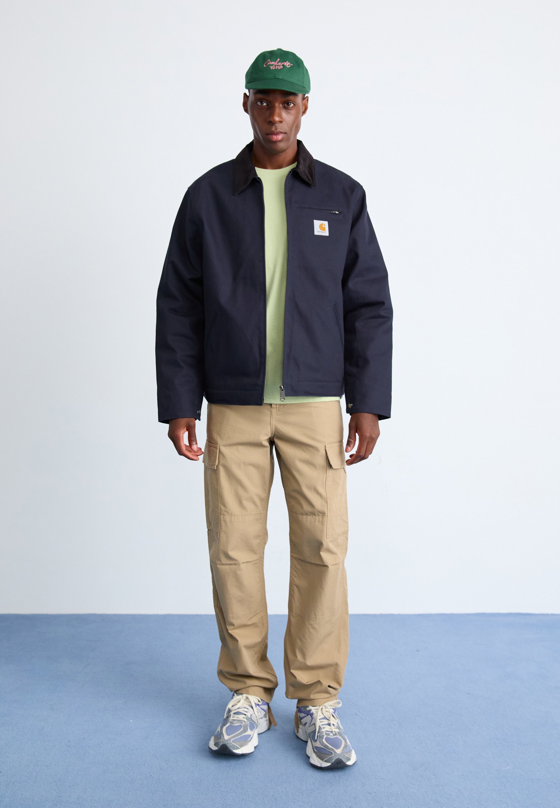 Carhartt WIP DETROIT - Kurtka przejściowa/granatowy - Zalando.pl