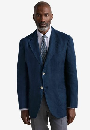 REGULAR FIT SIGNATURE TEXTURED  - Sakko - navy blue