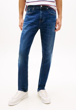 Tommy Jeans, AUSTIN WHISKERED SLIM TAPERED LEG JEANS - Džínsy tapered fit - denim dark