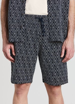 GEOMETRIC - Shorts - var blu navy