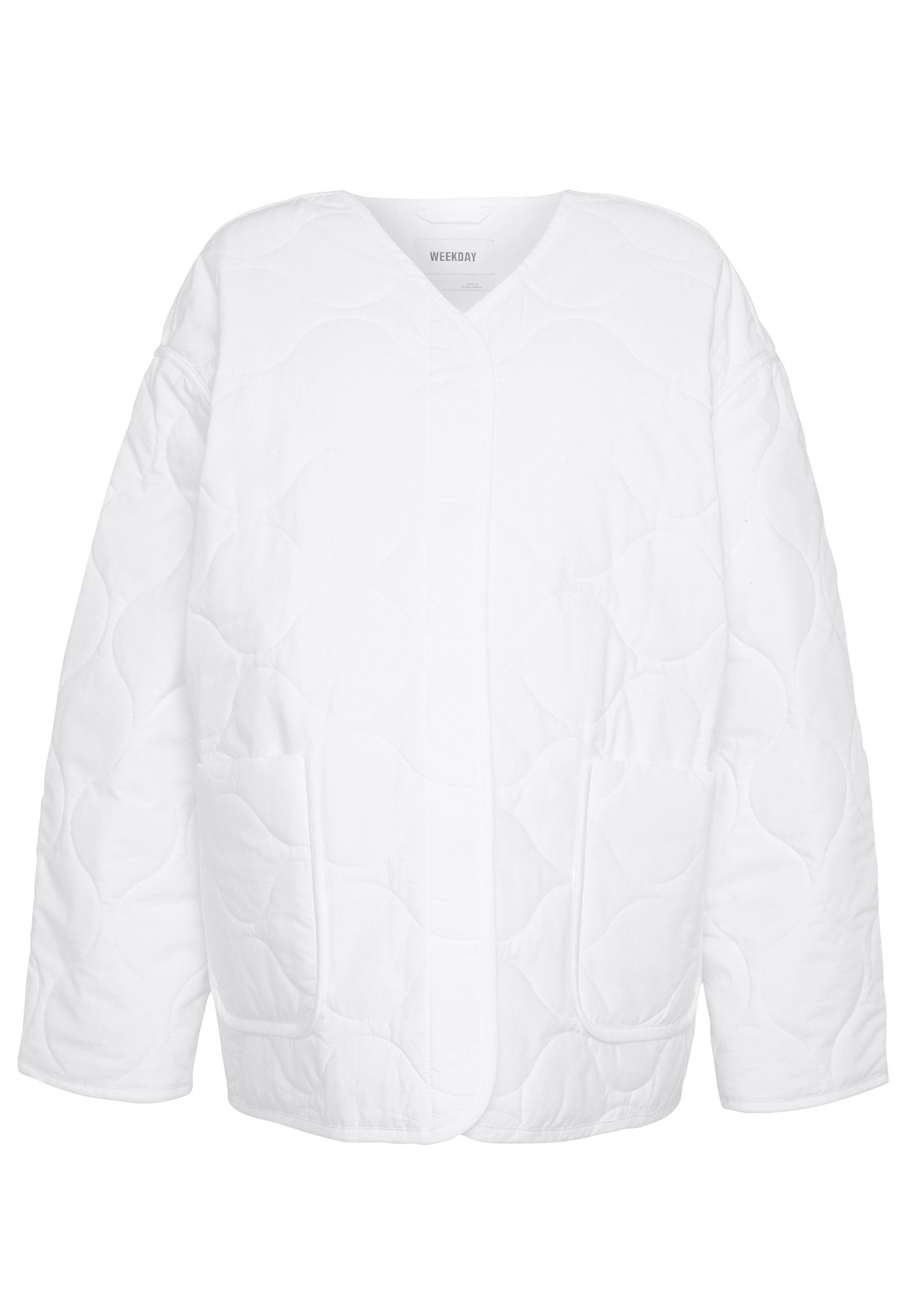 Weekday NOVA QUILTED JACKET Jas bright blueBlauw Weekday CRYSTAL INDOOR JACKET Korte jassen off white