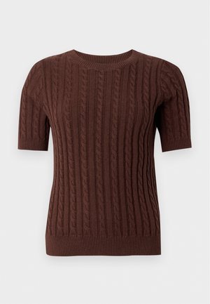 Anna Field by Zalando, Обикновена тениска - dark brown
