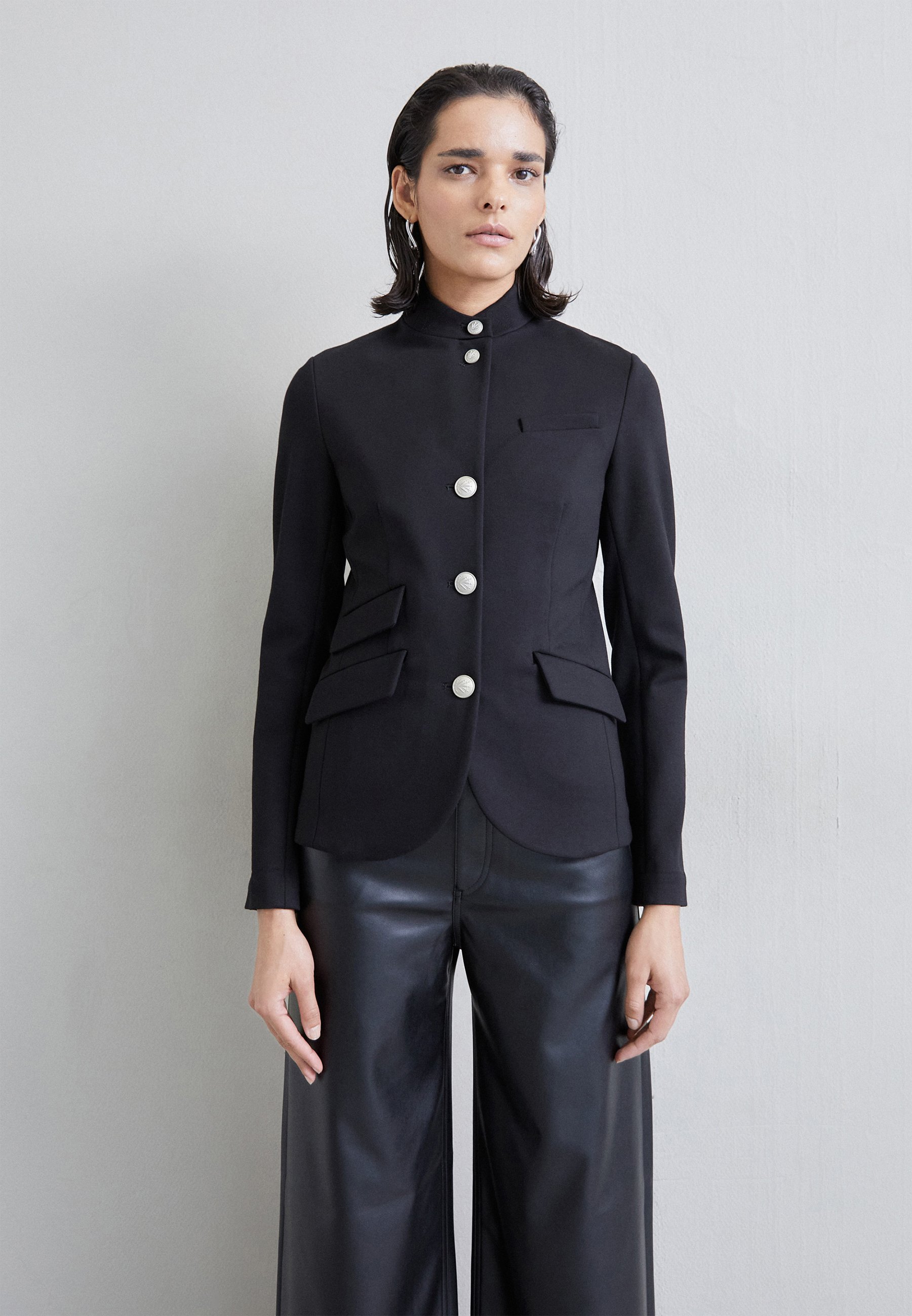 Linen Blazer Blazer Rag And Bone Rag Bone SLADE PONTE Blazer Black