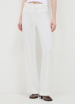 Calliope CON CINTURINI - Stoffhose - bianco