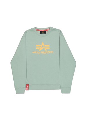 Alpha Industries, BASIC SWEATER - Sweatshirt - frost green
