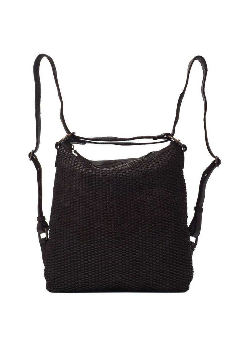 The Bagging Co KNITTED - Sac à dos - dark brown