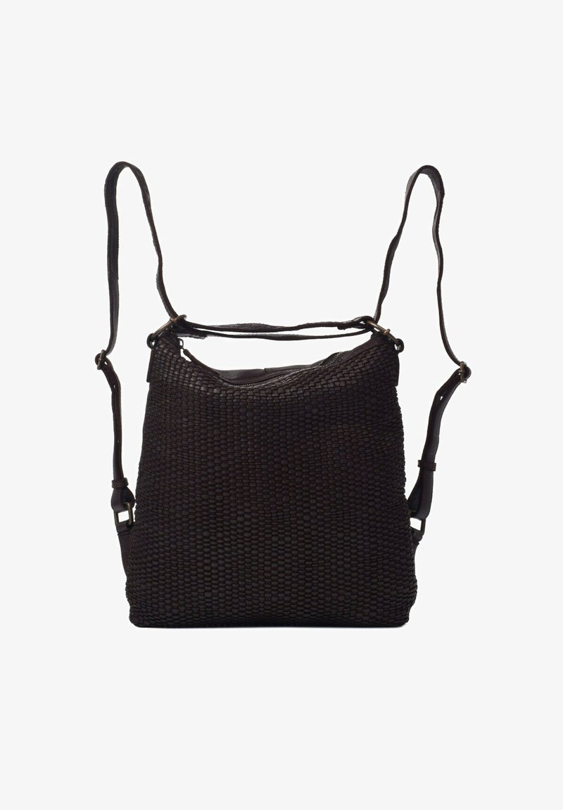 The Bagging Co KNITTED - Sac à dos - dark brown