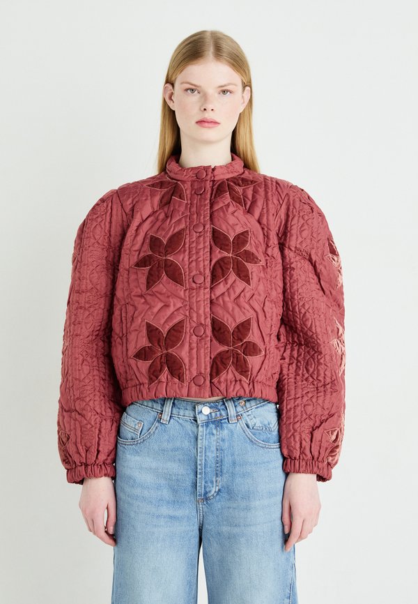 QUINN JACKET - Light jacket - marsala