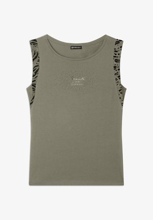 Freddy SENZA MANICHE CON DETTAGLI - Top - aloe zebra animalier