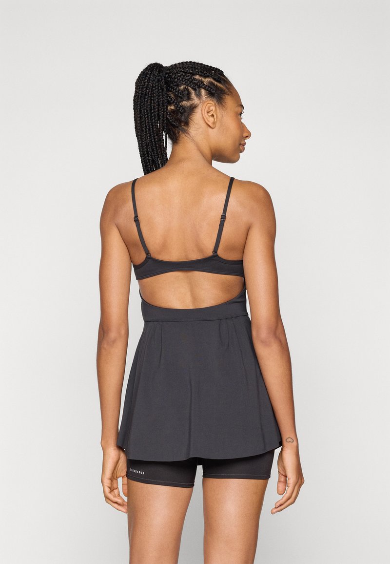 strapless open back dress Penelope Backless Satin Gown main image 1