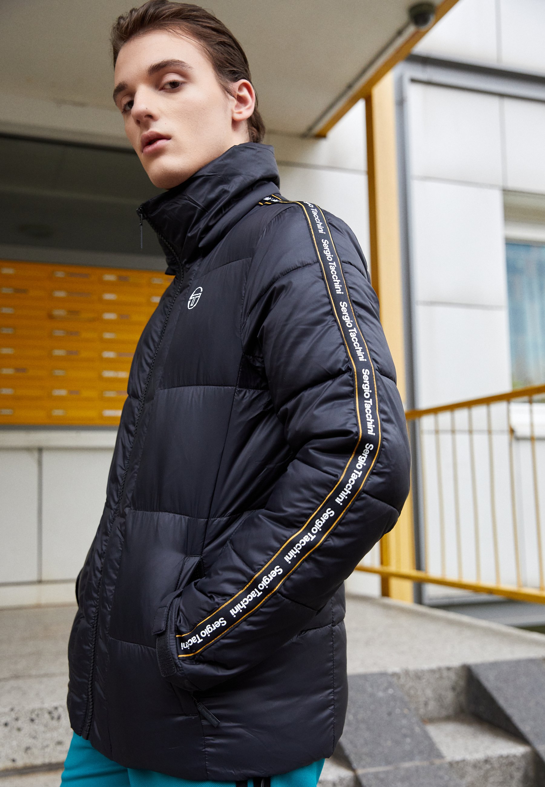Sergio Tacchini MERIDIANO JACKET - Winter jacket - black/white 