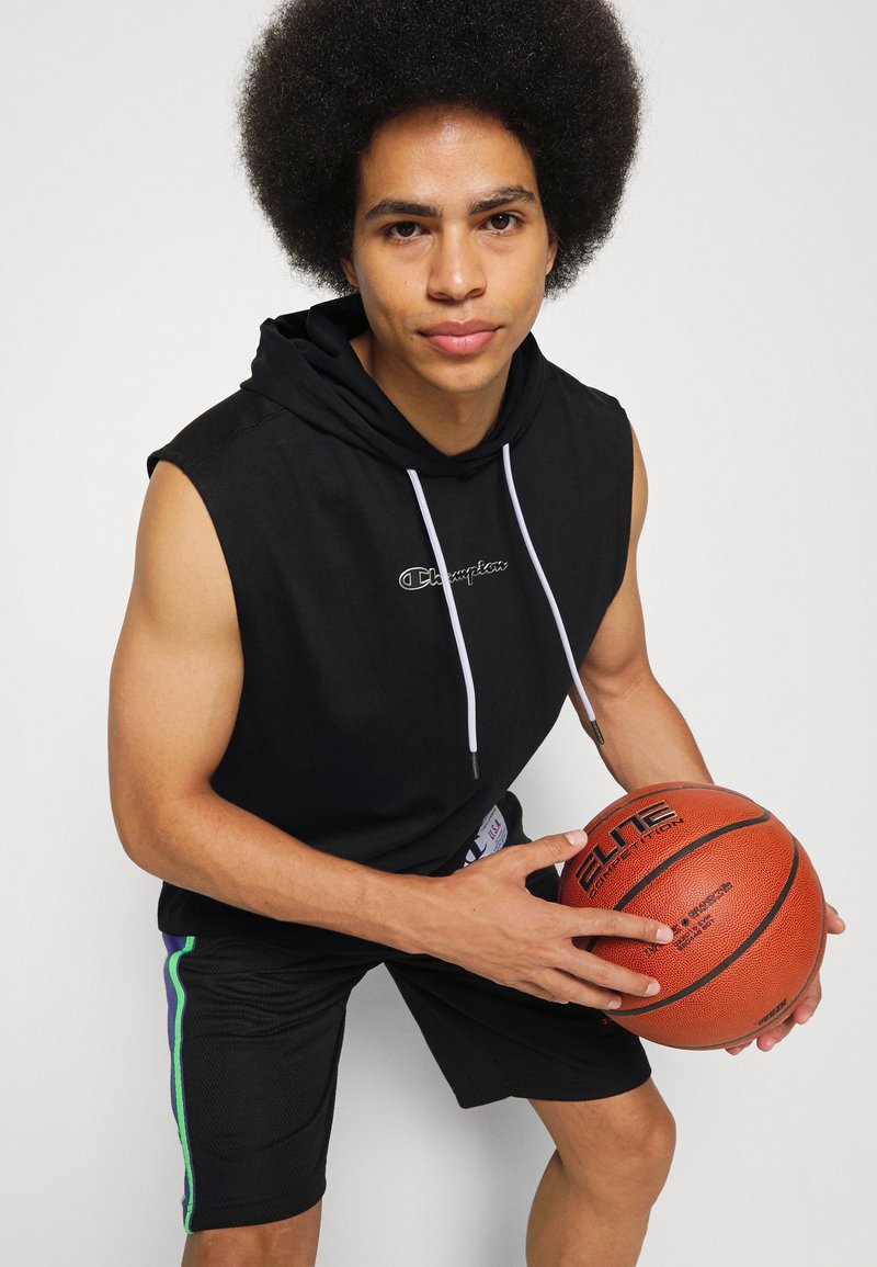 Champion SLEEVELESS HOODIE - Top - black/schwarz - Zalando.de