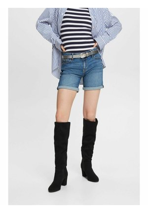 Jeansshorts - light-blue denim