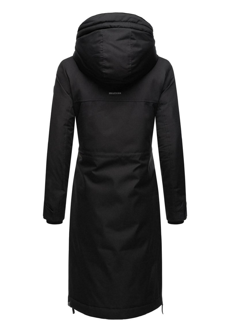 Ragwear WINTERMANTEL REFUTURA REMAKE Wintermantel black