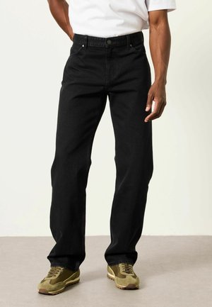 FatFace, RELAXED STRAIGHT FIT JEANS - Jeans Straight Leg - black