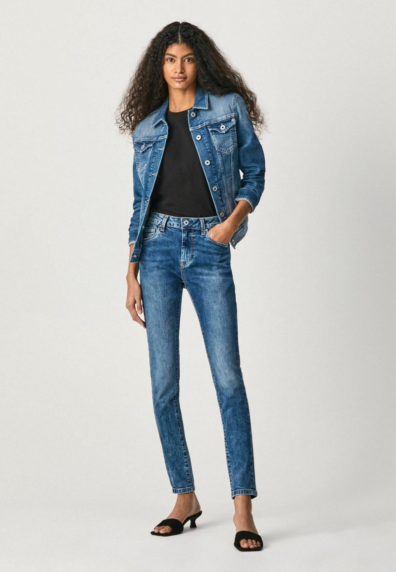 Pepe Jeans Slim fit jeans blauw denim/bluedenim Pepe Jeans Slim fit jeans blauw denim/bluedenim