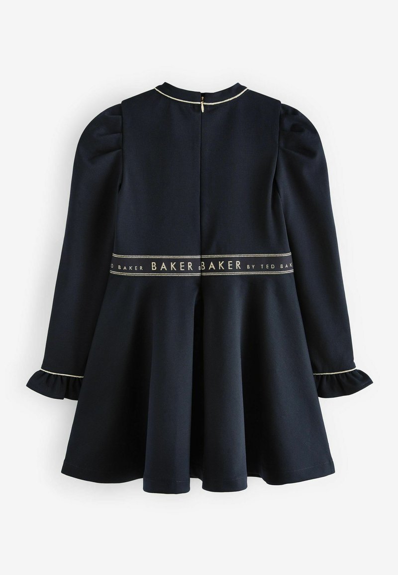 ted baker navy and gold dress Floral Check Wrap Front Shirt Dress | Maylia