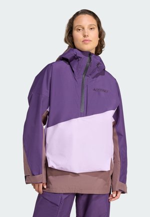 ANORAK - Skidjacka - powder plum/aurora plum/earth strata