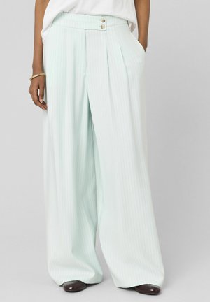 FLUIDE ASYMÉTRIQUE - Pantalon classique - menthe