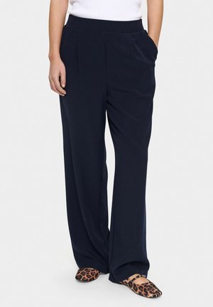 CELEST WIDE LEG - Stoffhose - baritone blue