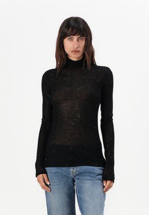 MOSS MAGLIA ULTRAFINE  - Jumper - nero limousine
