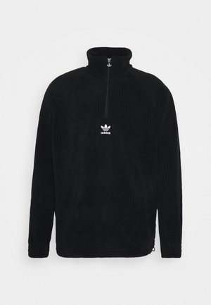 Fleece trui - black
