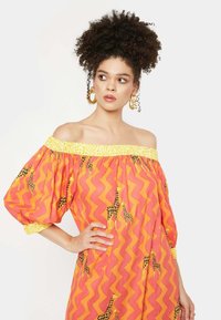 Be Sunset CALORE - Vestito lungo - fuchsia