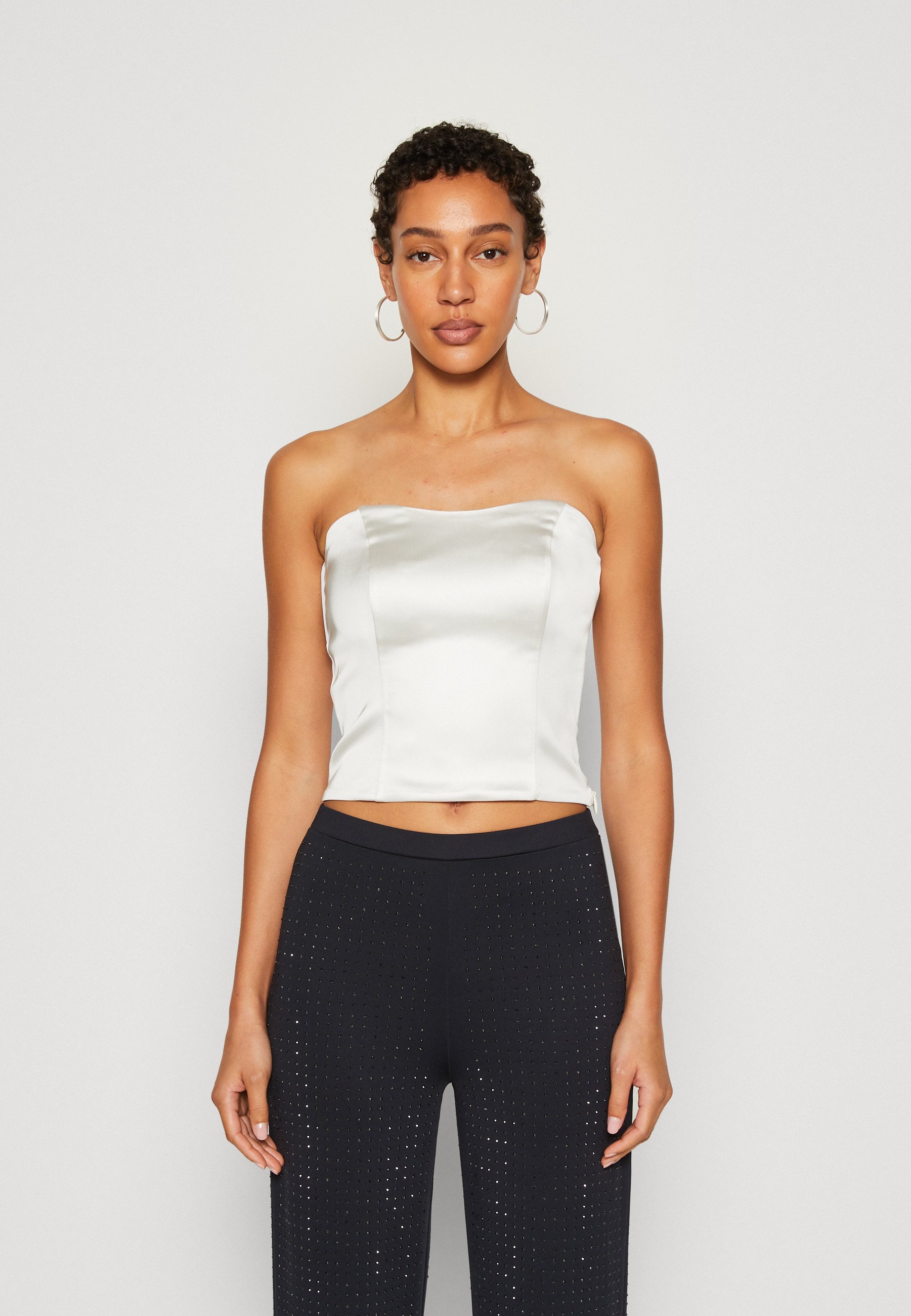 abercrombie satin top