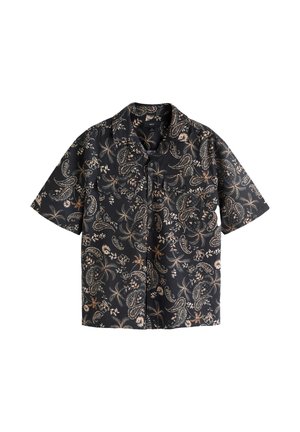 Next, REGULAR FIT - PRINT SHORT SLEEVE SHIRT . - Chemise - black paisley