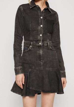 Denimové šaty - grey denim