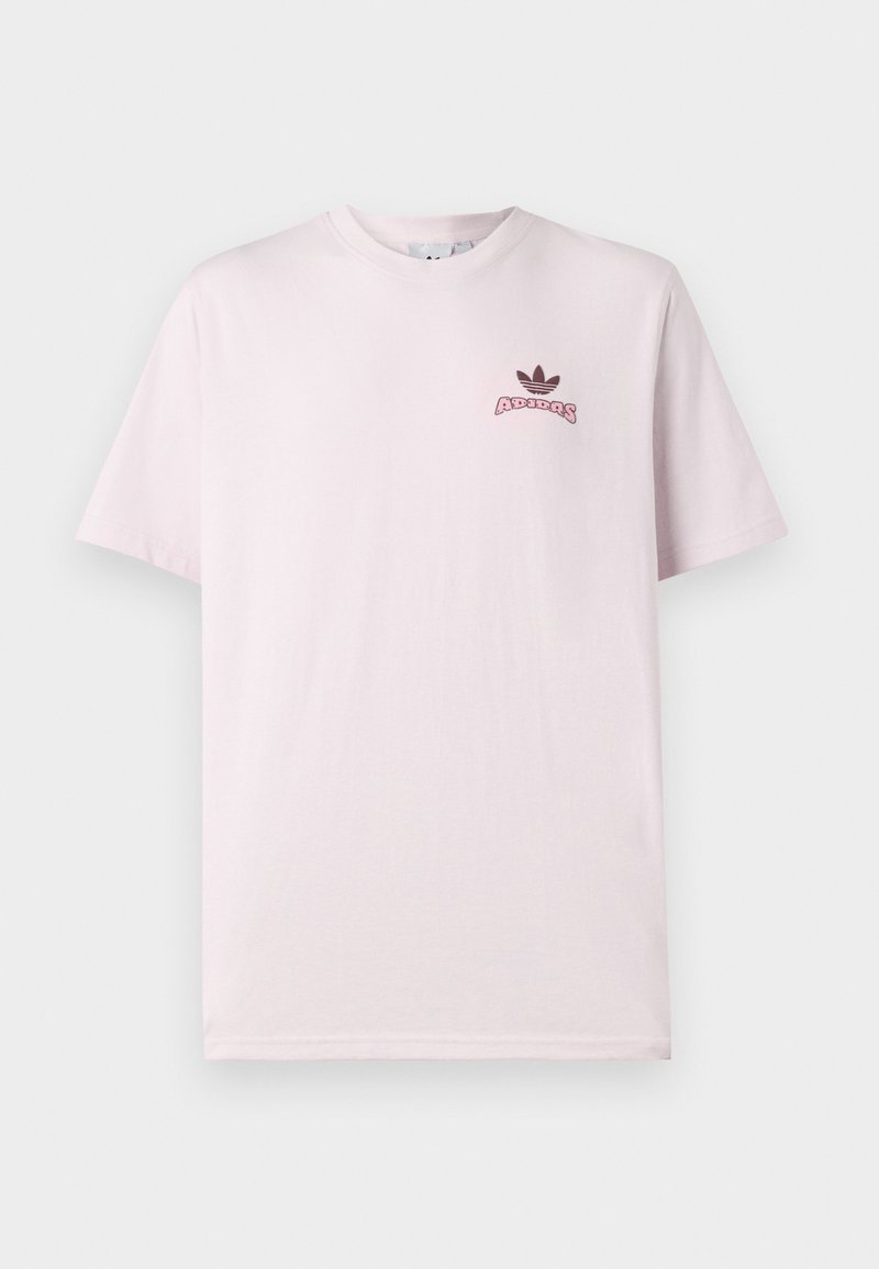 adidas Originals T-shirt print roze adidas Originals T-shirt print roze