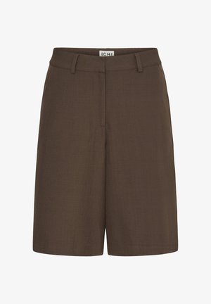 ICHI, IHFAVA LONG SHO - Kratke hlače - slate black melange