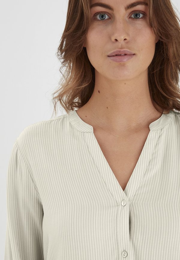 BYFABIANNE STRIPE SHIRT - Blouse - cement mix3