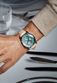 Jacques Lemans LONDON - Pulkstenis ar hronogrāfu - green - camel