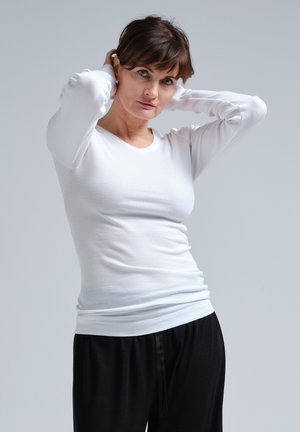 ALLURE - Top dugih rukava - white