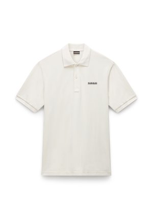 Napapijri, E-SMALL BOX SS SHAVED CHOC WT1 - Pikeepaita - beige dimity