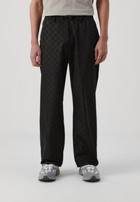 PEQUS - AETHER MONOGRAM UNISEX - Trousers - black Thumbnail Image 1