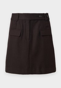 VMGRAY SHORT SKIRT - Μίνι φούστα - chocolate torte
