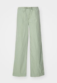 JOEY STRIPE - Pantalon classique - green